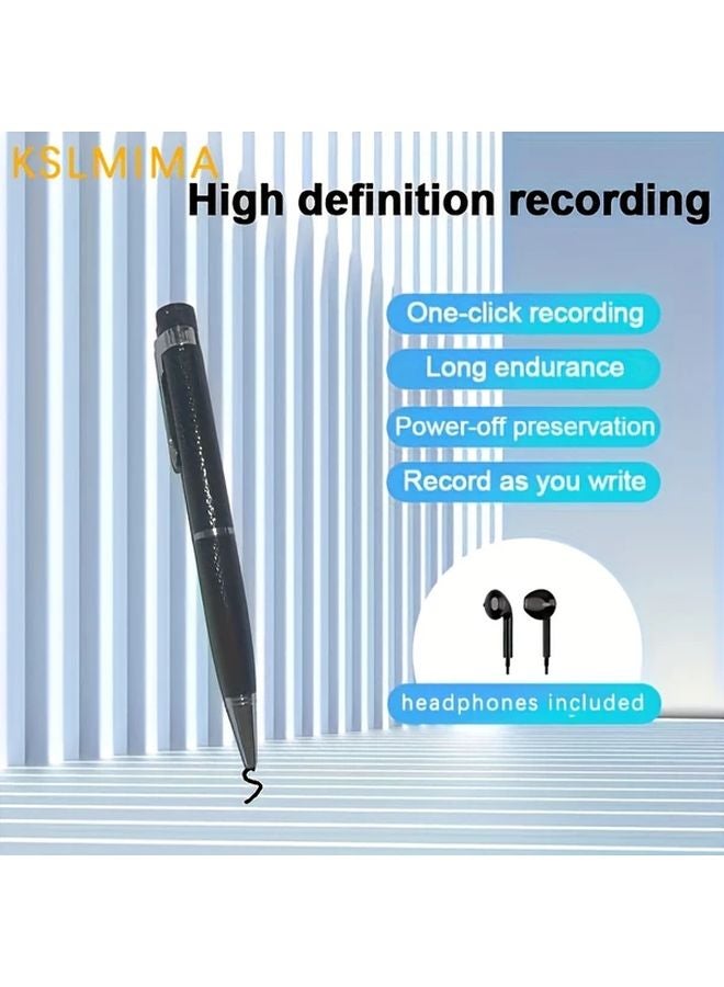 Professional HD Noise Reduction Voice Recorder Pen Portable Long Standby High Capacity No Memory Card - Image 2