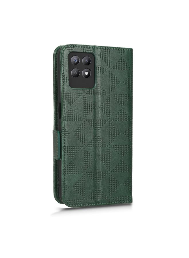 S-TOP Case For Realme 8i Symmetrical Triangle Leather Phone Case - Image 3