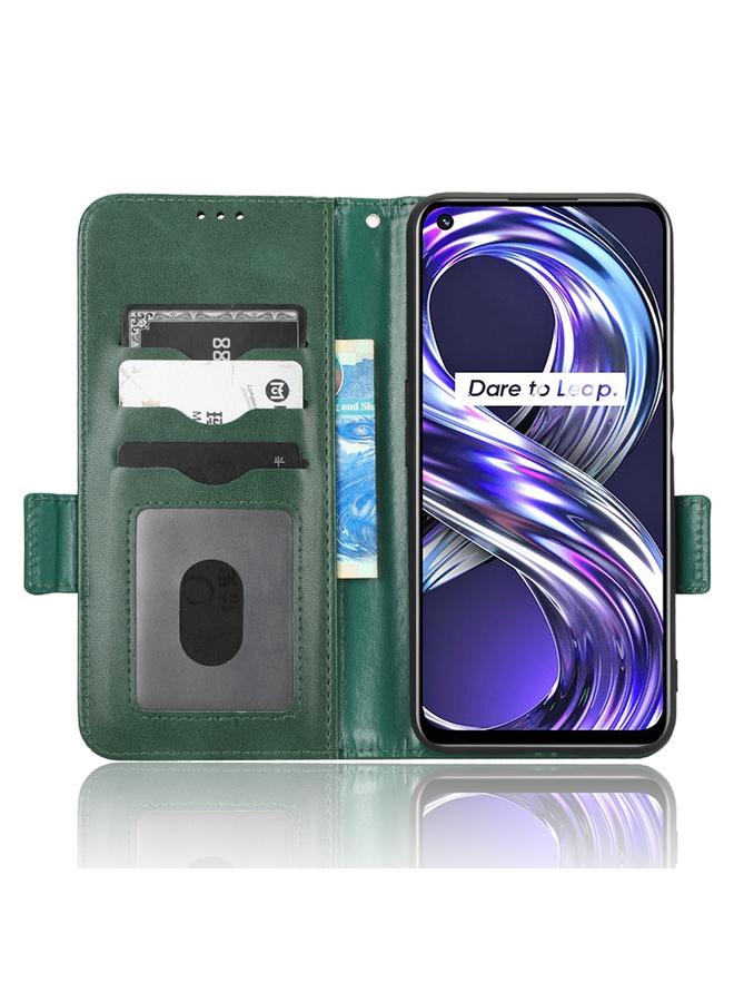 S-TOP Case For Realme 8i Symmetrical Triangle Leather Phone Case - Image 4