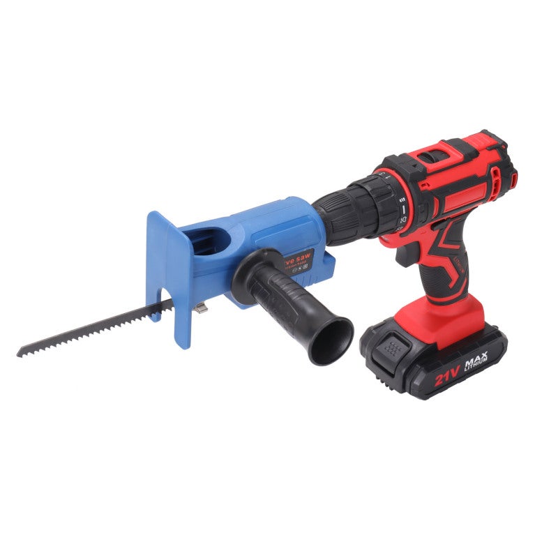 Electric Drill Modified Electric Saws Conversion Accessory Set 3 Sawblades - Cuts Wood Plastics Metal Pipes - Fine ABS Metal for Home DIY - Image 5