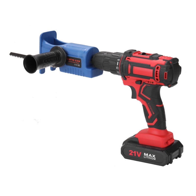 Electric Drill Modified Electric Saws Conversion Accessory Set 3 Sawblades - Cuts Wood Plastics Metal Pipes - Fine ABS Metal for Home DIY - Image 4