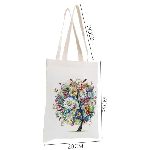 JGA JOGGING ARM 5D Art Craft Diamond Painting Shopping Canvas Tote Bag Handwork Organize Handbag Gift for Women Mom Daughter - Image 2