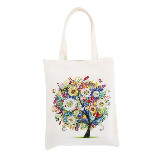 JGA JOGGING ARM 5D Art Craft Diamond Painting Shopping Canvas Tote Bag Handwork Organize Handbag Gift for Women Mom Daughter - Image 1