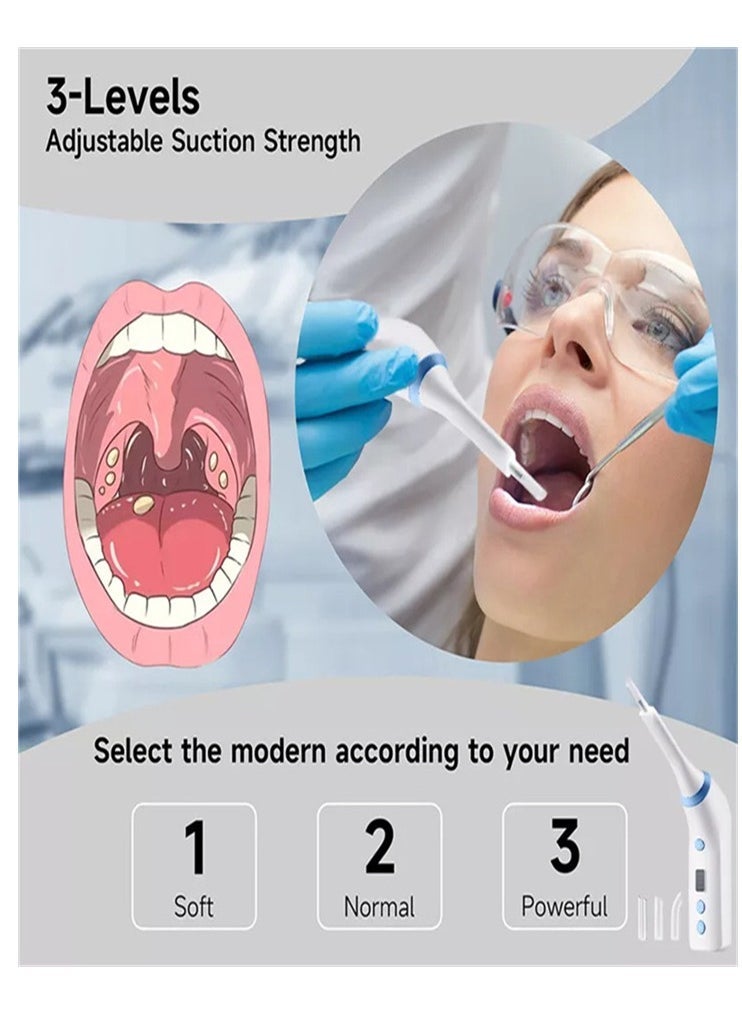Electronic tonsil stone removal kit visualization, clear view, oral cleaning care tool - Image 2