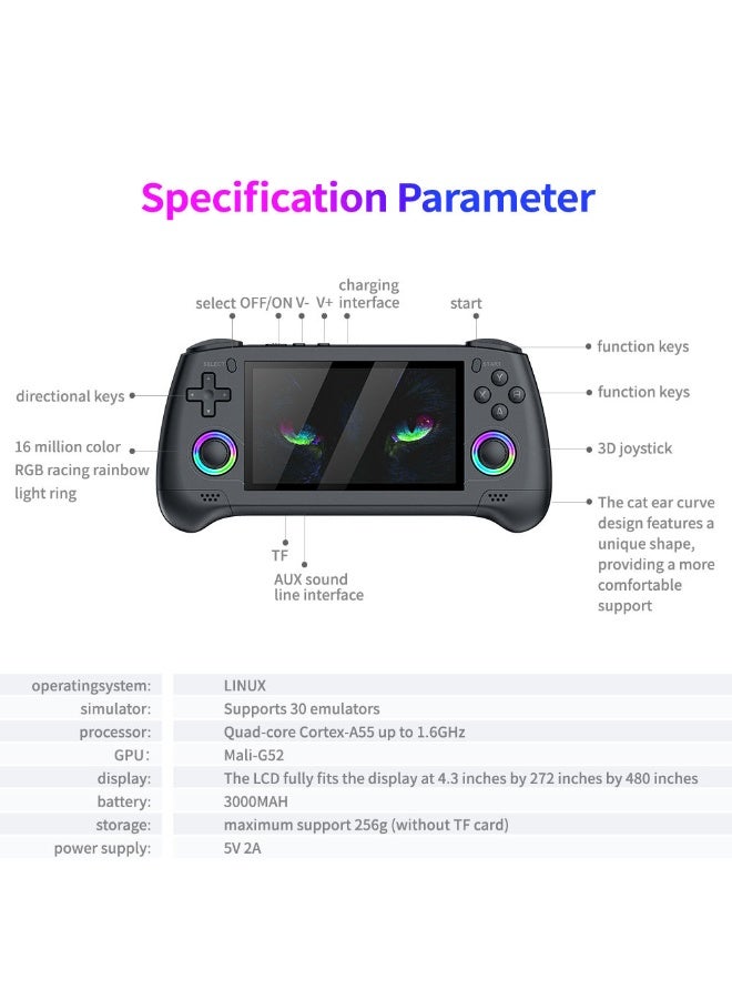 SHOPI G M31 Handheld Retro Game Console – 64GB Portable Gaming Device with Classic Games - Image 5