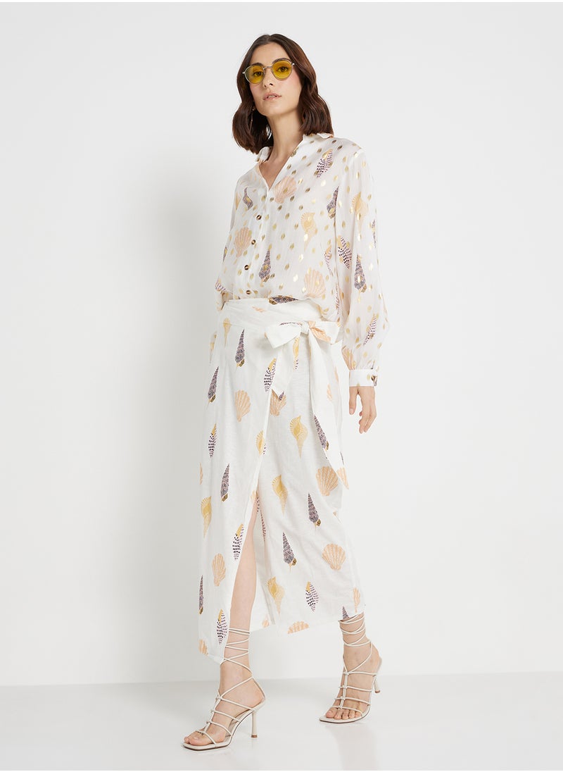 Never fully Dressed Front Slit High Waist Skirt  - Image 4