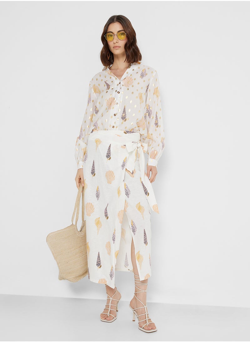 Never fully Dressed Front Slit High Waist Skirt  - Image 1