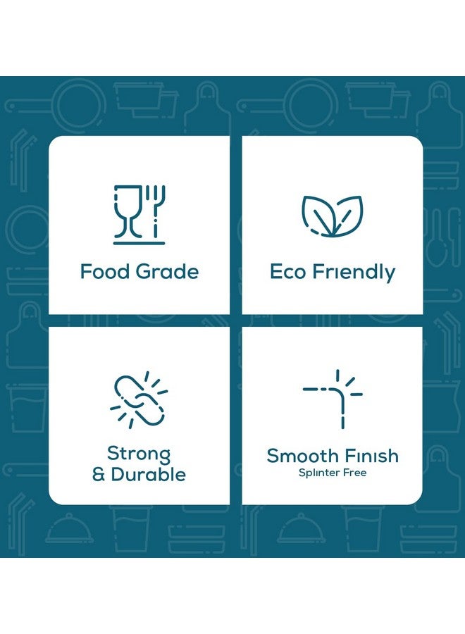 Gusto [100 Count] Jumbo 6 Inch Wooden Multipurpose Popsicle Sticks,Craft, Ices, Ice Cream, Wax, Waxing, Tongue Depressor Wood Sticks (Formerly Comfy Package) - Image 4