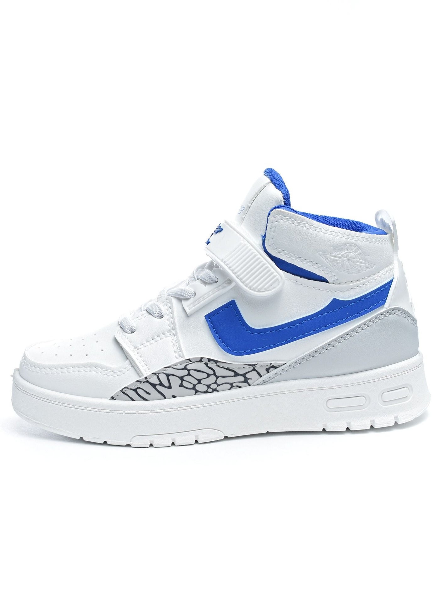 Two Tone Ankel Boot Faux leather For Kids Unisex Multicolor