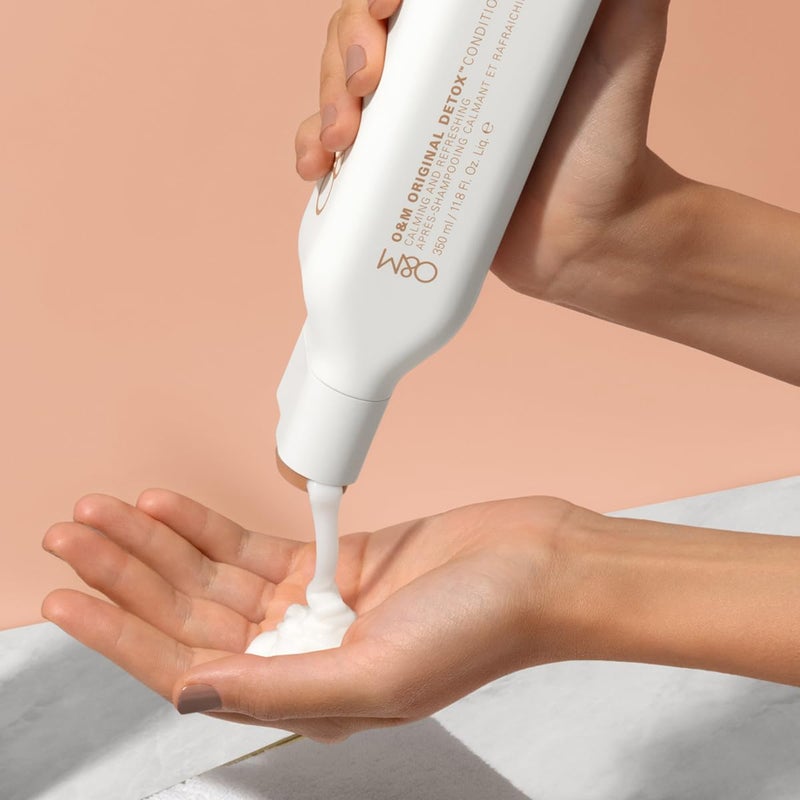 OM O&M Original Detox Vegan Vitamin C Shampoo, Cucumber, Peppermint Oil, Fresh Healthy Hair, Safe Daily Beauty Care, Dry Scalp Dandruff Shampoo for Women/Men, Paraben/Sulfate Free, Australian Made, 350ml - Image 4