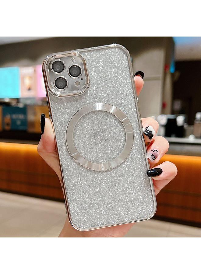 إيروريكس جراب هاتف ماج سيف مطلي بالكهرباء بلون نقي لامع لهاتف آيفون 16 برو ماكس - Image 1