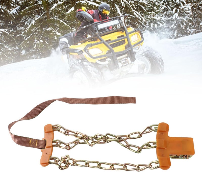 aqxreight Snow Chains Car Slip Tire Chains Skid Tire Snow for Car SUV Trucks Pressure Low Abrasio ChainsAnti Slip ChainsCar (aqxreightqh3jcya18n-10330006) - Image 4