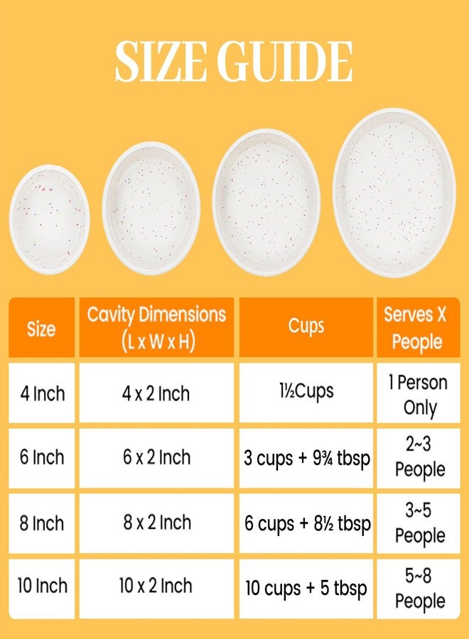 Vinino 4 Inch Silicone Small Cake Pans with Metal Reinforced Frame, 3 Packs Mini Round Smash Cake Baking Pans, BPA Free Silicone Cake Pans for Home Kitchen, Birthday Wedding Anniversary - Image 5