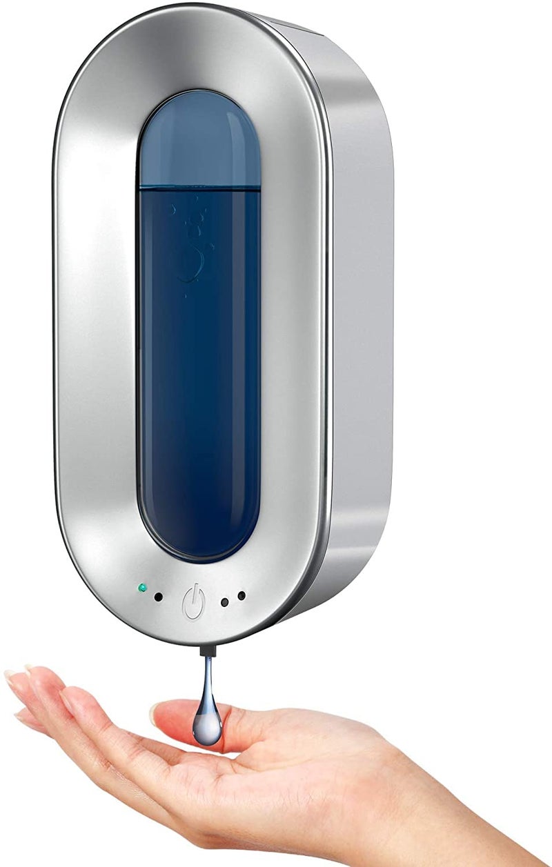 Haiaoxonr Automatic Soap Dispenser Touchless Haiaoxonr 700ml wall mounted soap dispenser supports hand soap dishwashing liquid etc for bathroom kitchen hotel office home and commercial places 