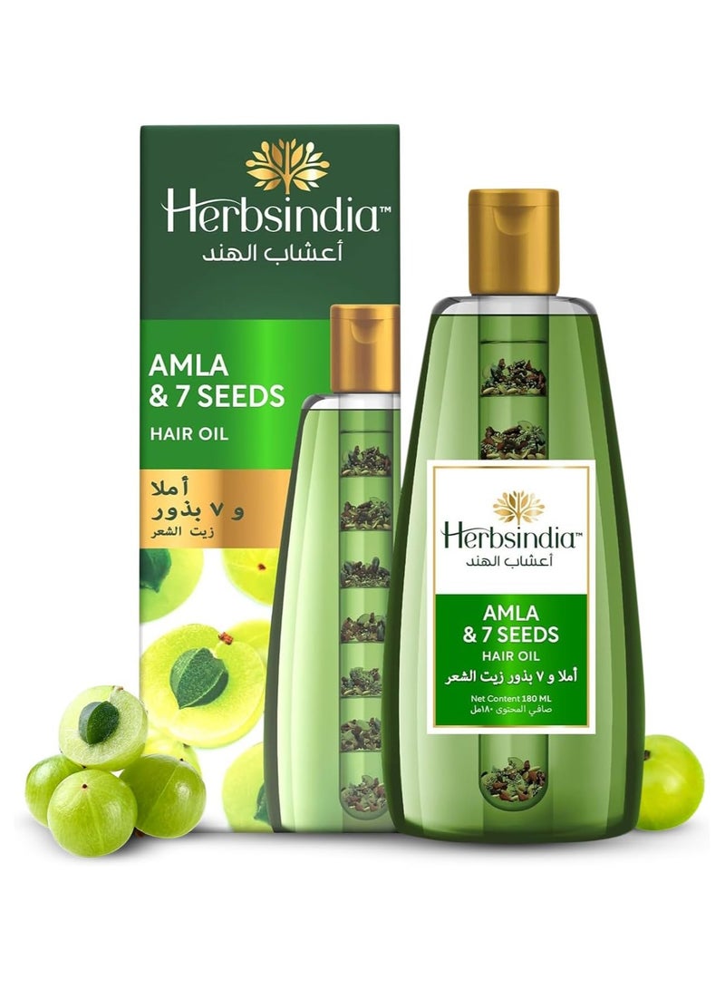Herbsindia Amla & 7 Herbal Seeds Hair Oil   280ml - Image 2