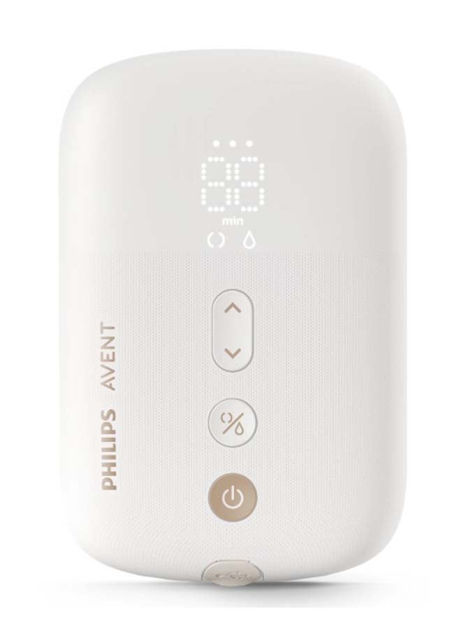 Philips Avent Hands-Free Double Electric Breast Pump, Hospital-Strength Quiet Motor, Mimics Baby's Drinking Rhythm, Pumps up to 85 Times per Minute, Light Collection Cup, 4 Breast Shields, Model SCF532/11 - Image 5