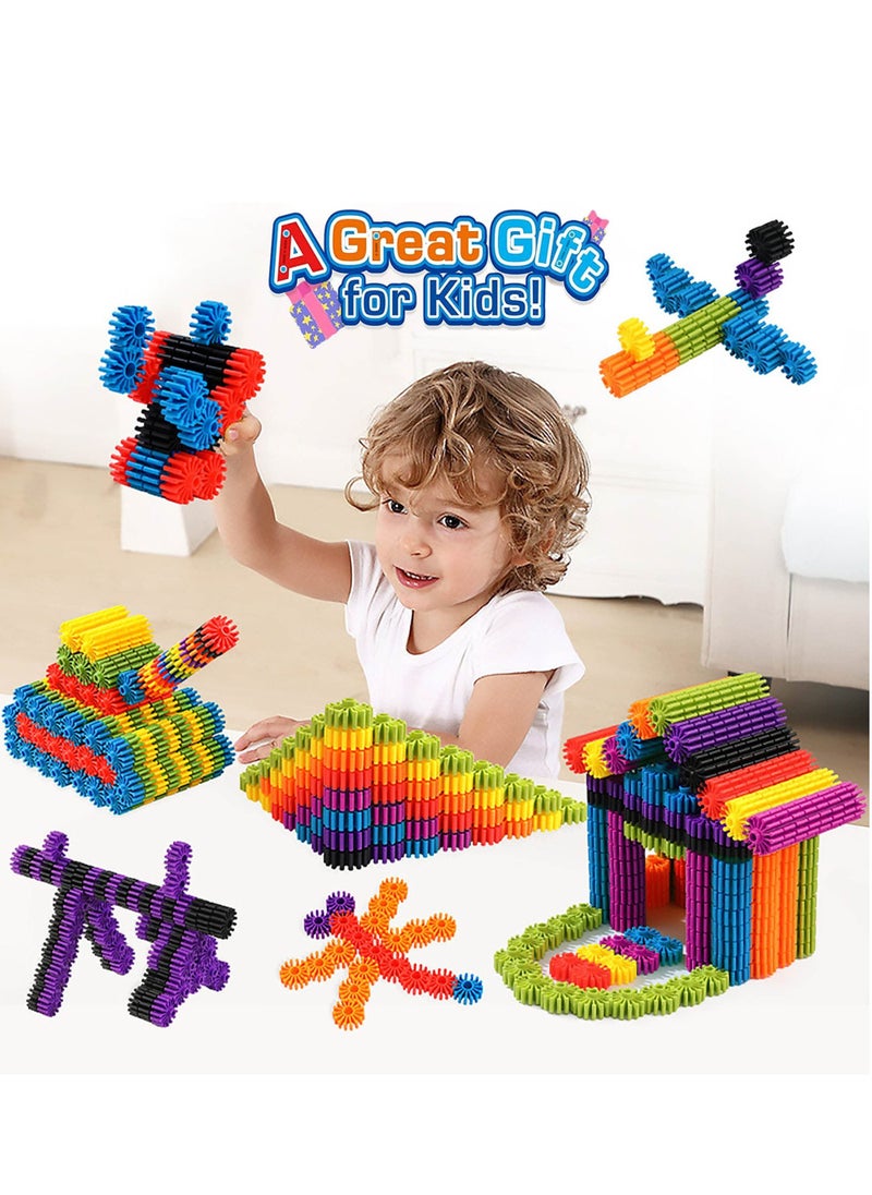 Gears Interlocking Learning Set STEM Construction Toy Kit Building Kids Interlocking Gears Toys for Preschool Kids Boys and Girls Aged 3 Up Creativity Kids Toys 180 Pcs 10 Colors - Image 5
