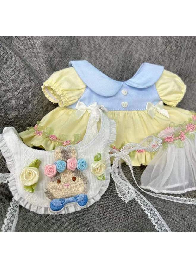 Secret Garden Genuine Baby Clothes Cotton Doll 20cm Little Dizzy Female Doll Clothes Doll Doll For Girlfriend-Height:Little Dizzy Nude Baby + Gown + Skirt Support + Hair Band_20cm Without Skeleton