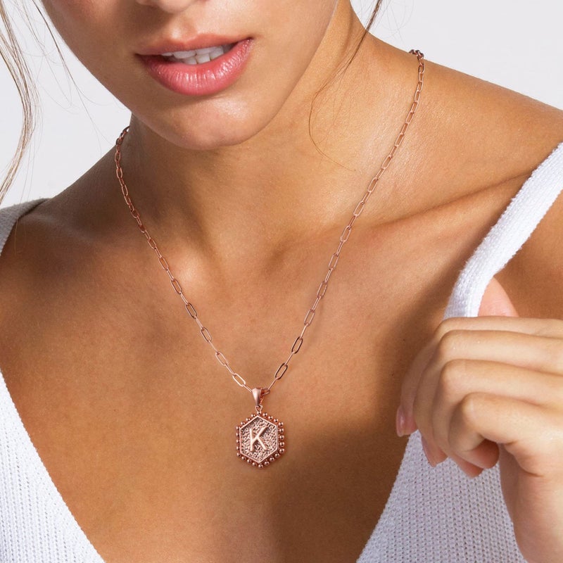 M MOOHAM Initial Necklaces for Women - Letter Initial A Necklace Necklace Layered Necklaces for Women Gifts Womens - Image 2