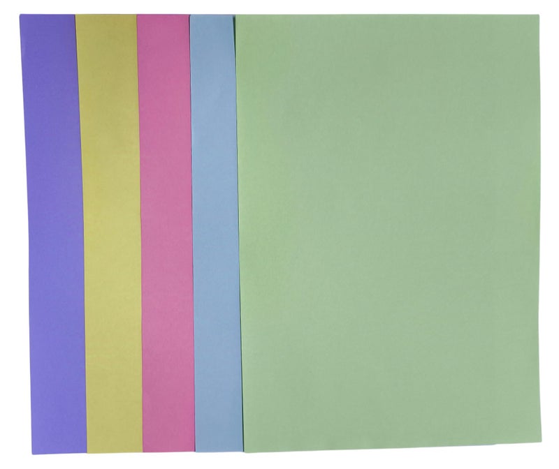 Color Paper 80g (100 Sheets) 5 Colors A4 - Image 2