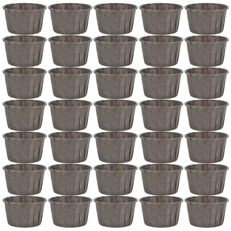 50 Black Thickened Greaseproof Baking Cups Oil Proof Paper Cupcake Liners - Image 2