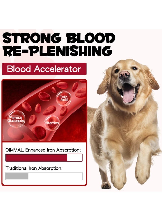 Oimmal مكملات الحديد السائلة للكلاب 60 مل بنكهة الكراميل - Image 4