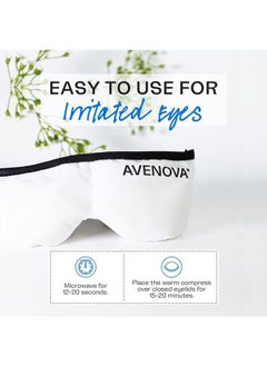 Avenova Moist Heating Eye Compress Mask – Reusable & Microwavable Eye Mask Provides Relief from Allergies, Sinuses, Headaches, Puffy and Irritated Eyes, Dry Eyes, Blepharitis, and Styes  - Image 3