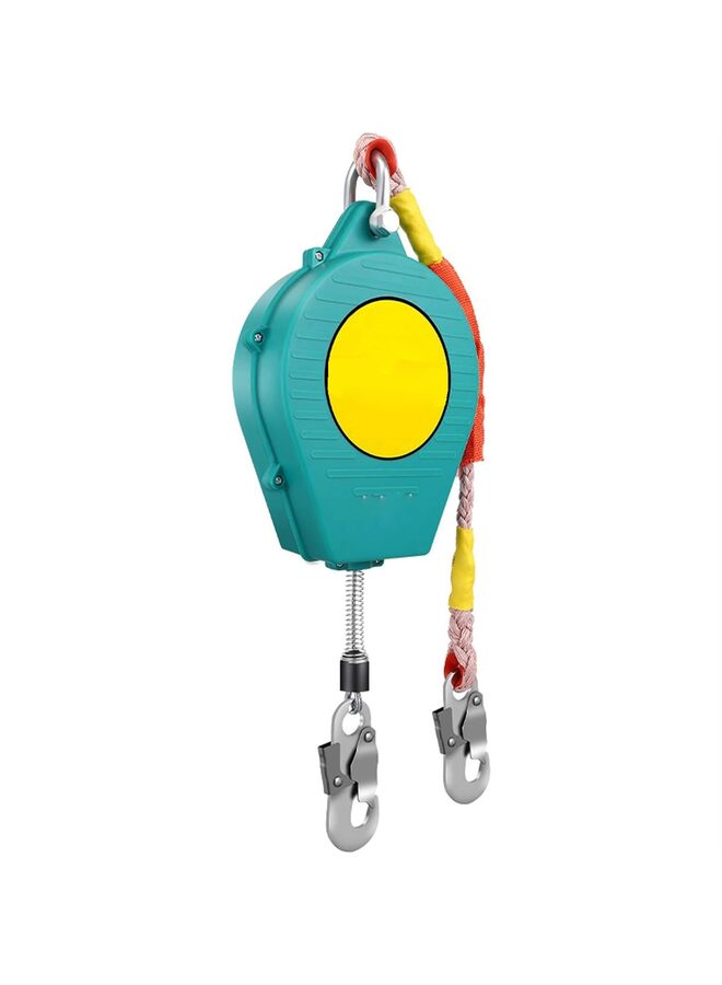 Self Retracting Lifeline, Fall Protection Self Retracting Shock Absorbing Lanyard Cable (150KG,3M) - Image 3