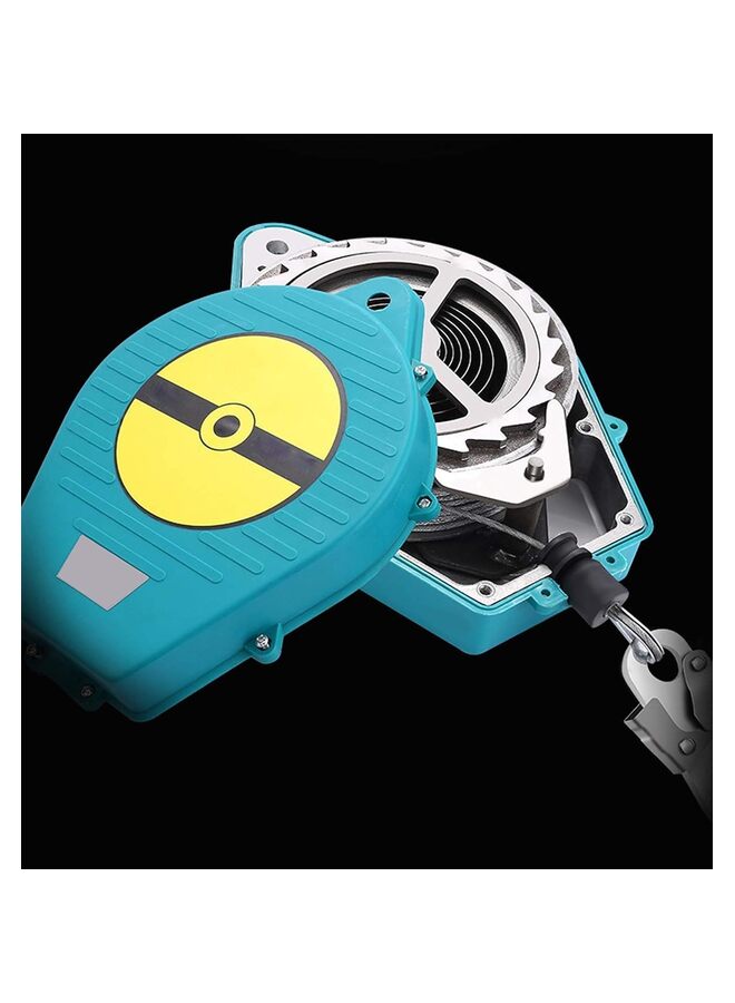 Self Retracting Lifeline, Fall Protection Self Retracting Shock Absorbing Lanyard Cable (150KG,3M) - Image 2