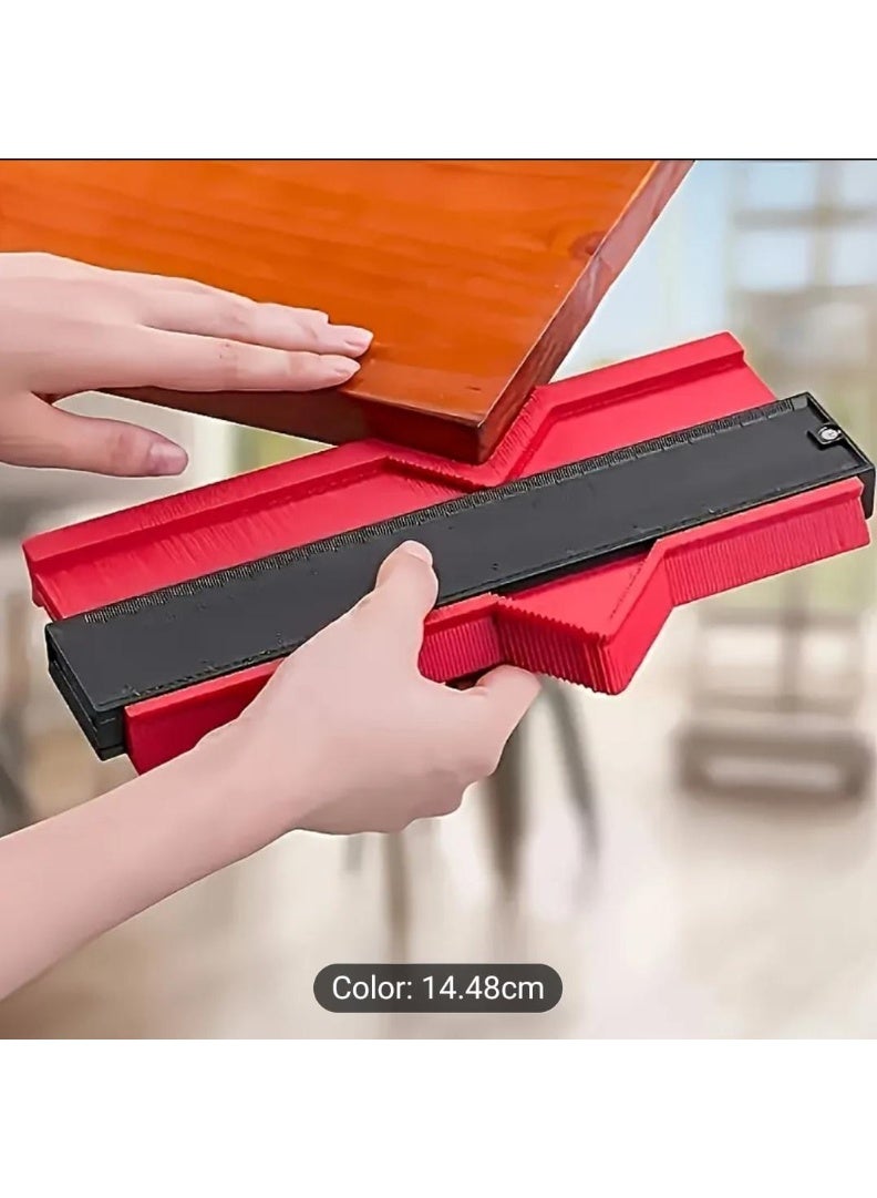 Flexible Plastic Contour Gauge - Adjustable & Reusable Curve Measuring Tool with Flexible Body for Precision Architectural, Carpentry, & - Durable Plastic Frame for Construction & Home Renovation - Image 1