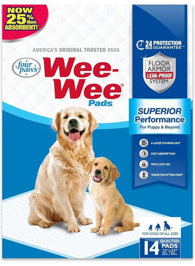 Four Paws Wee-Wee Standard Puppy Pads, 50 Ct - Image 1