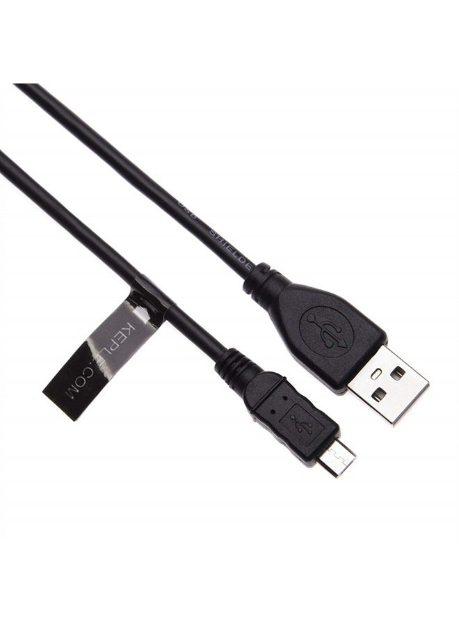 كابل شاحن ميكرو USB لهواتف سامسونج جالاكسي A3، جراند 2، كوبوت X9، نوت S، THL، هواوي أسند، HTC ون ميني 2، ديزاير X، ويندوز فون، فودافون سمارت ألترا 6، ميني 7 | كابل شحن (1.5 قدم)