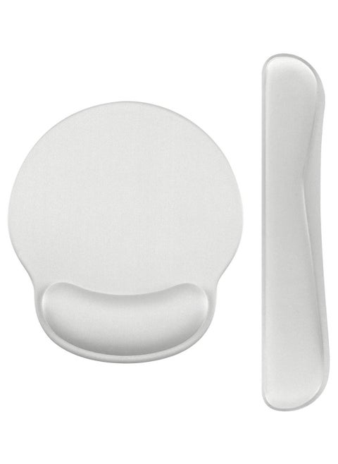 2 Pieces Keyboard Wrist Rest Pad and Mouse Wrist Rest Support Mouse Pad Set
