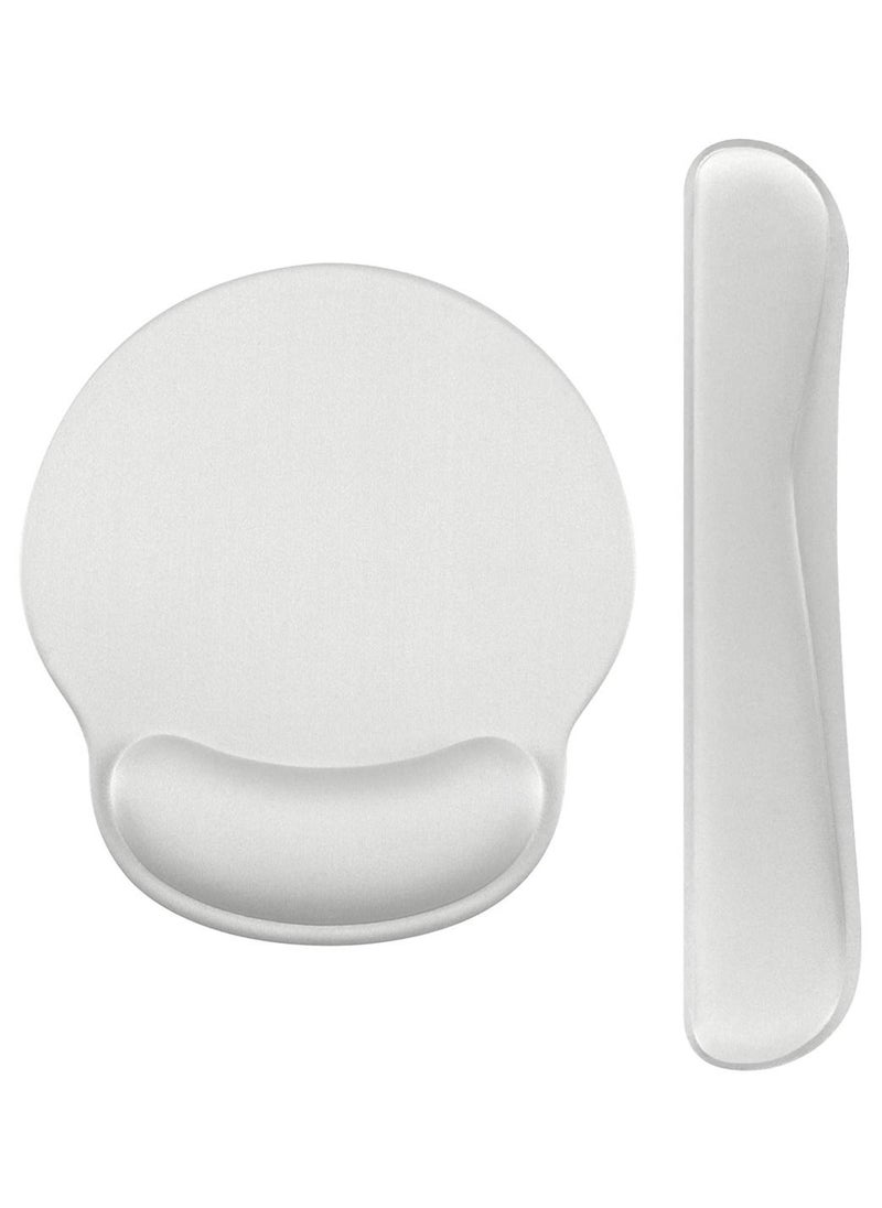 SYOSI - 2 Pieces Keyboard Wrist Rest Pad and Mouse Wrist Rest Support Mouse Pad Set - Image 1