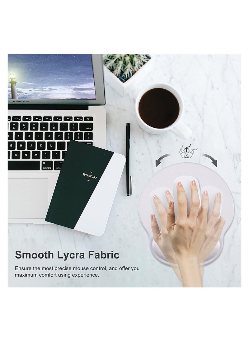 SYOSI - 2 Pieces Keyboard Wrist Rest Pad and Mouse Wrist Rest Support Mouse Pad Set - Image 1