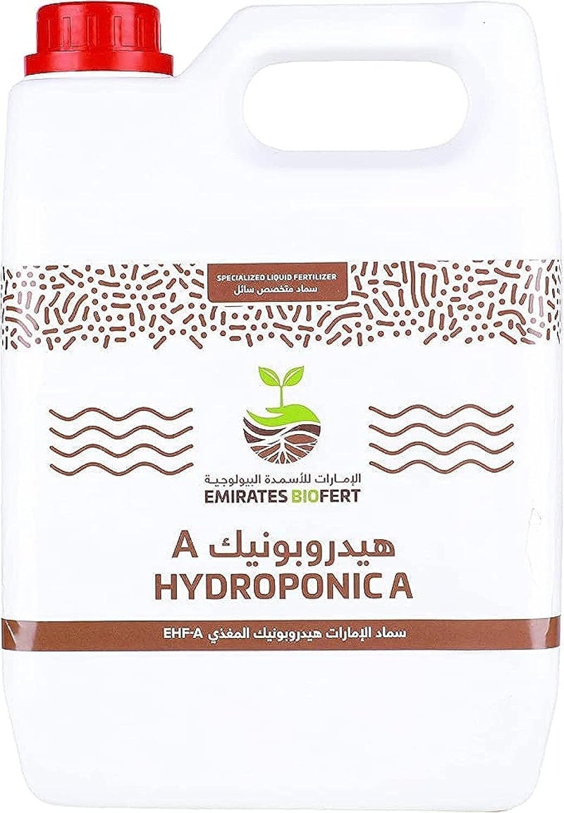EMIRATES BIOFERT HYDROPONIC A Liquid Fertilizer 4L for Vegetables and Flowers by Emirates Biofert - Image 1