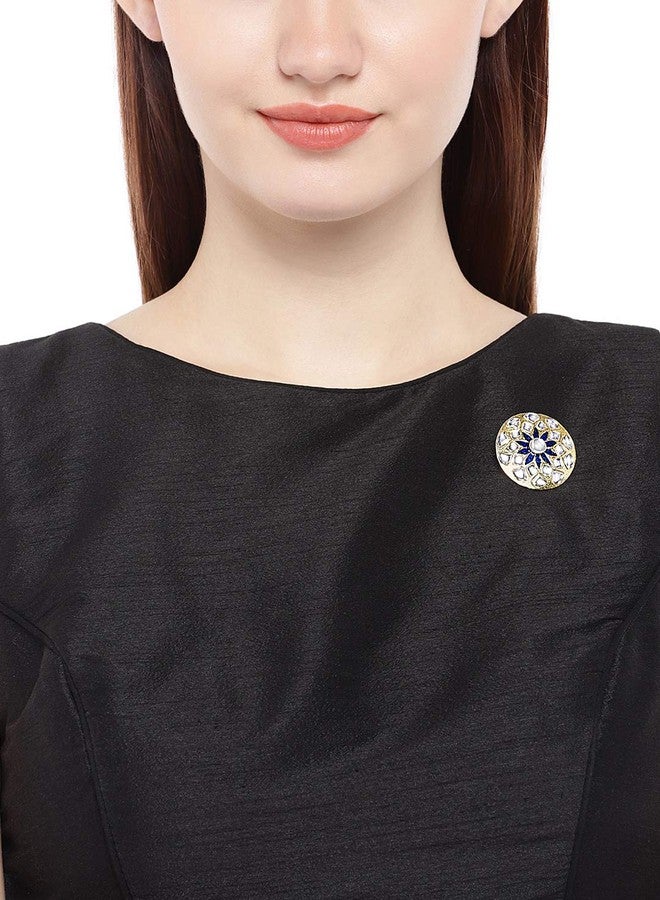 Accessher Vintage Gold Plated Enamel Brooch Garment Accessory for Men and women (Unisex) - Image 4
