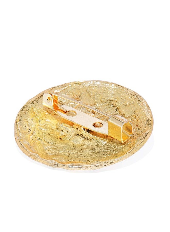 Accessher Vintage Gold Plated Enamel Brooch Garment Accessory for Men and women (Unisex) - Image 3