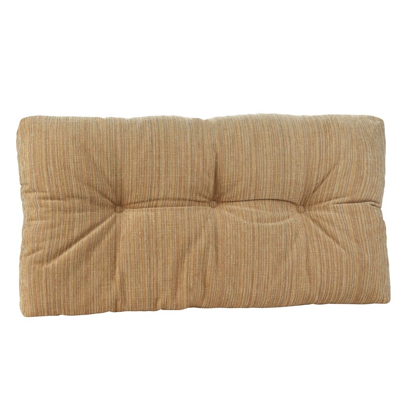 Klear Vu Klear Vu The Gripper Omega NonSlip Tufted Bench Cushion for Indoor Furniture Entryway Storage Bay Window Corner Nook or Piano Seat 27 Inches 07 Natural