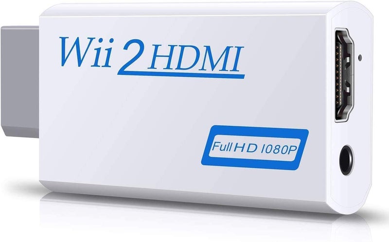 Tobo wii to hdmi Adapter,Wii Converter,Wii HDMI Adapter with 3.5mm Audio Jack&1080p 720p HDMI Output Compatible with All Wii Display Modes (TD-314GA) - Image 1