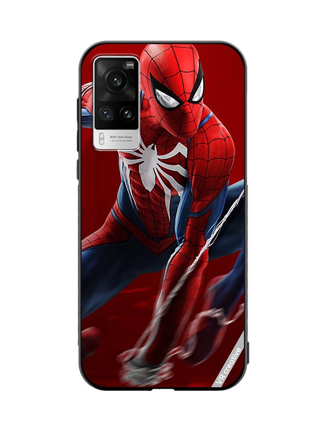 VR CREATIVE Protective Case Cover For Vivo X60 Pro Spiderman Design Multicolour - Image 1