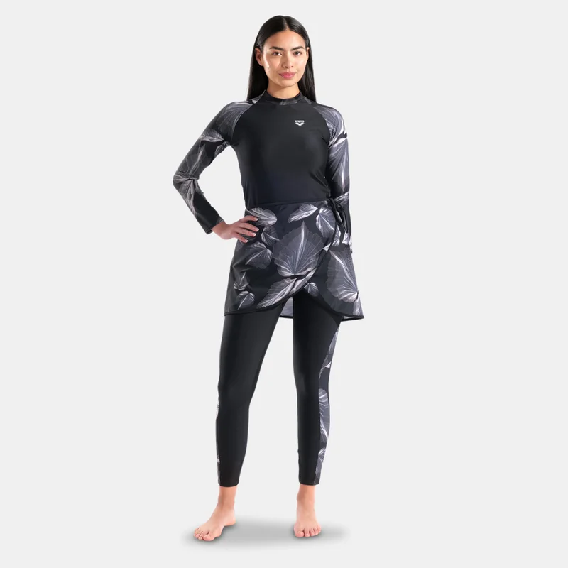 Arena Black Women's Modesty Swimming Skirt for Women | Best Price UAE