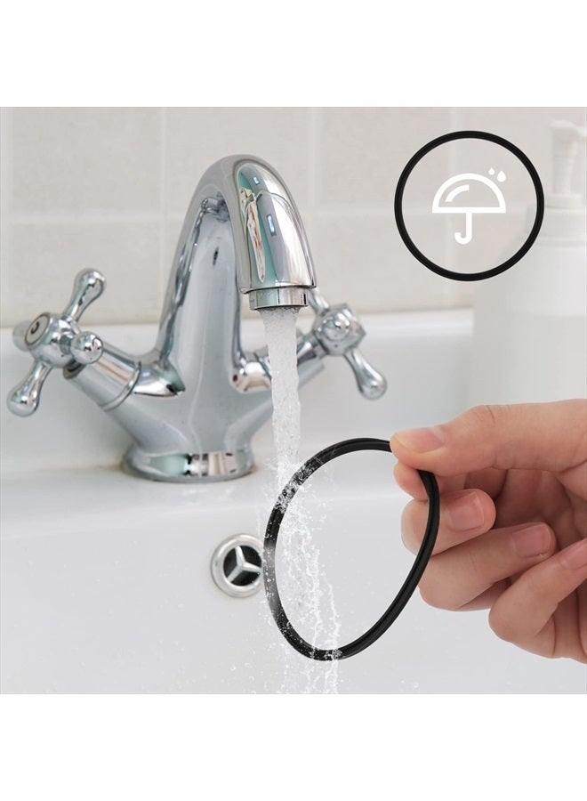 SAVITA 6pcs Replacement Gasket Compatible with Contigo Snapseal Byron Travel Mug 16 & 20oz, Leakage-Proof Rubber Seals Ring Lid Gaskets Replacement Parts Compatible with Contigo Mugs (Black) - Image 5