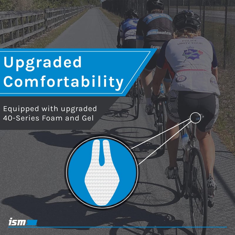 ISM PR 2.0 Noseless Bicycle Seat - Anatomic Relief Bicycle Saddle for Hybrid, Time Trial, Road, and Mountain Bikes - No Nose Bike Saddle for Reduced Numbness and Discomfort - Image 5
