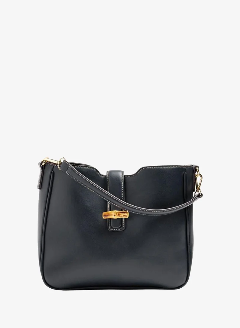 Parfois Plain Shoulder Bag With Crossbody Bag