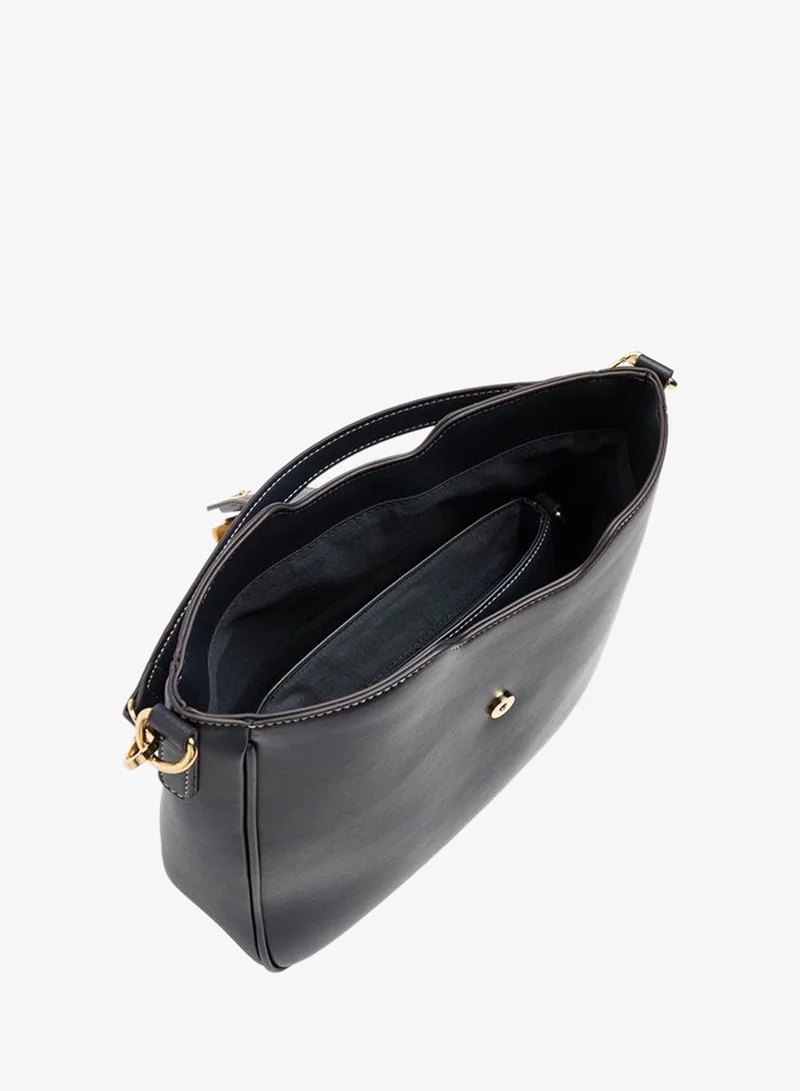 Parfois Blue Plain Shoulder Bag With Crossbody Bag for Women | Best Price UAE