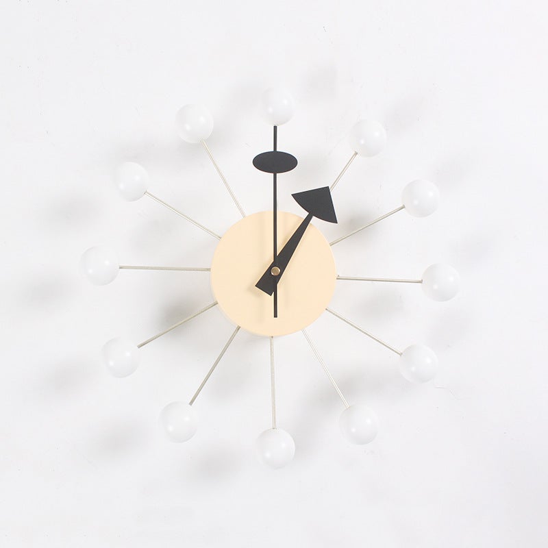Manufacturer Fashion Clock Background Wall Nelson Wall Clock Simple Colorful Ball Clock Children'S Room Candy Wall Clock - Image 4