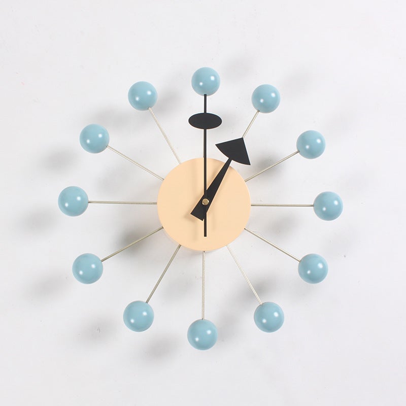 Manufacturer Fashion Clock Background Wall Nelson Wall Clock Simple Colorful Ball Clock Children'S Room Candy Wall Clock - Image 5