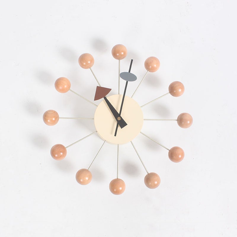 Manufacturer Fashion Clock Background Wall Nelson Wall Clock Simple Colorful Ball Clock Children'S Room Candy Wall Clock - Image 1
