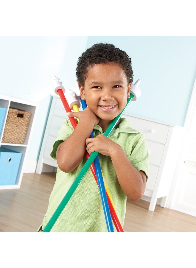 ليرننج ريسورسز مجموعة مؤشرات يدوية من Learning Resources مكونة من 3 مؤشرات يدوية طويلة جدًا مقاس 24 بوصة للأطفال من سن 3 سنوات فما فوق - Image 3